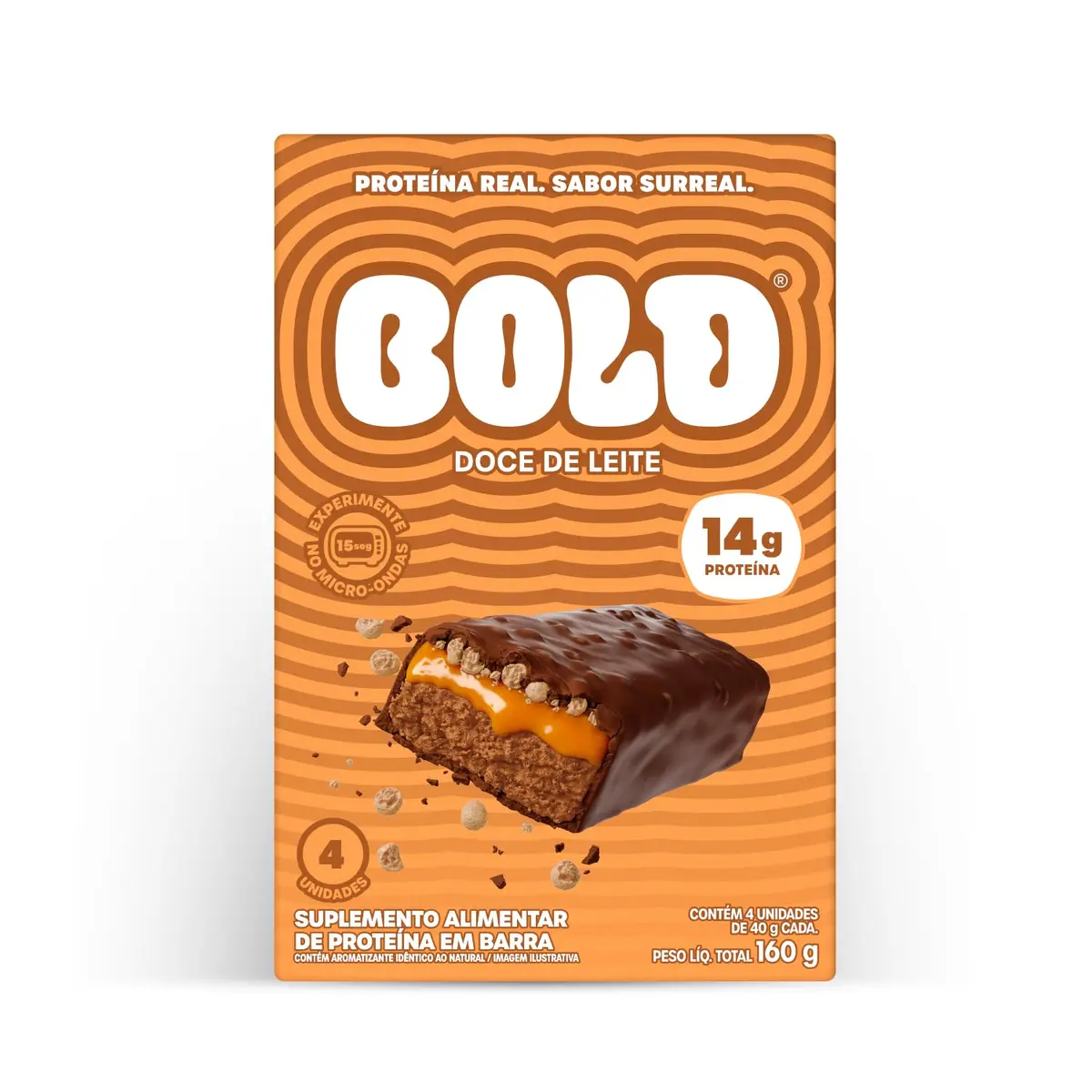 BOLD Doce de Leite 14g Kit com 4 Unidades