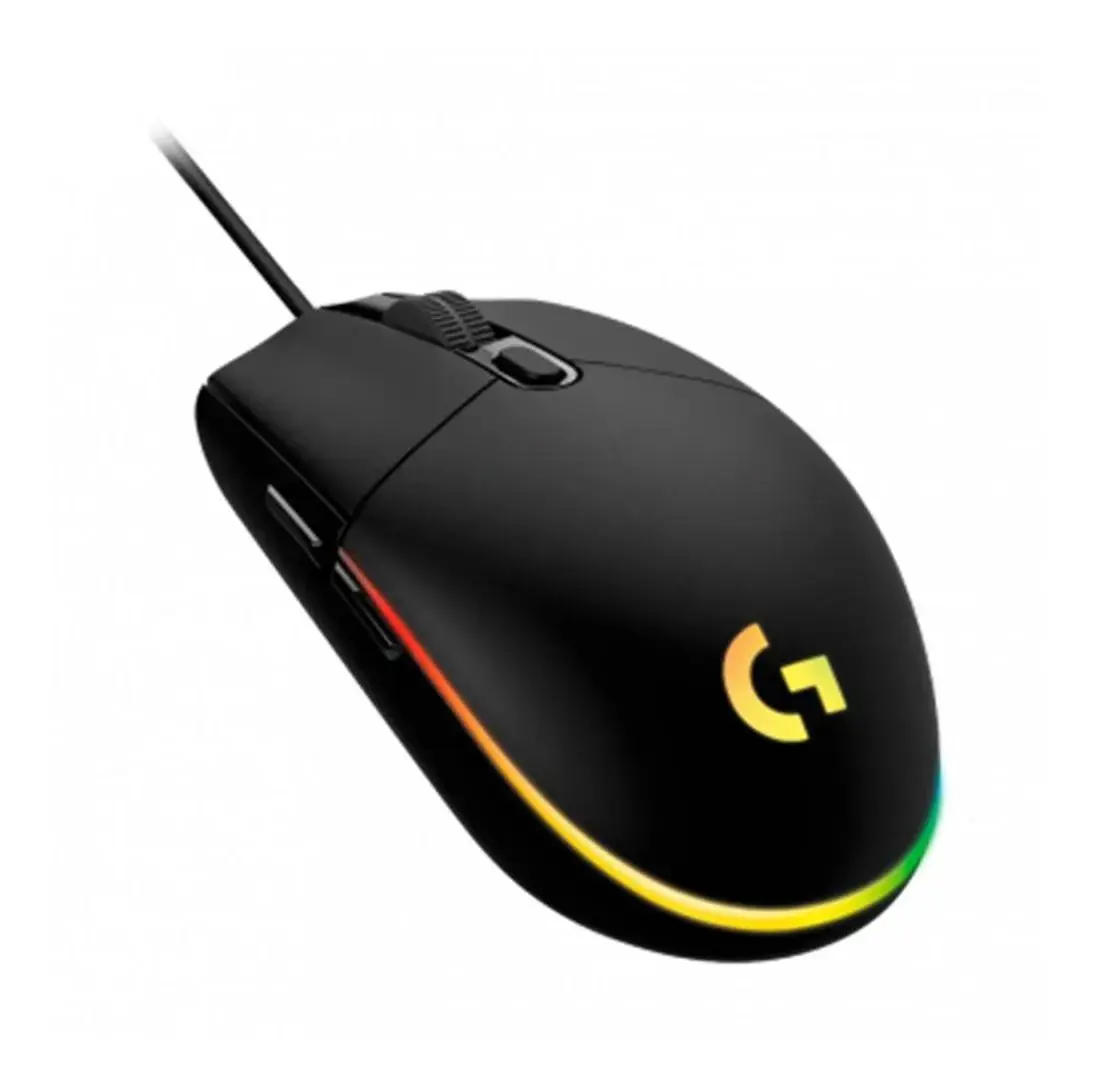 Mouse Ótico para Jogos Logitech G203 LIGHTSYNC Preto - 1