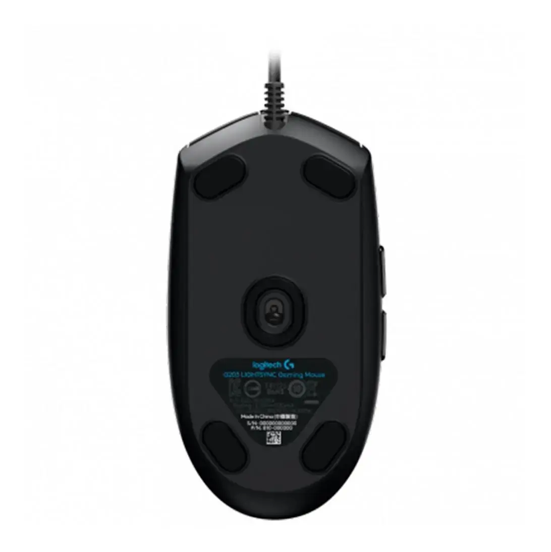 Mouse Ótico para Jogos Logitech G203 LIGHTSYNC Preto thumbnail 4