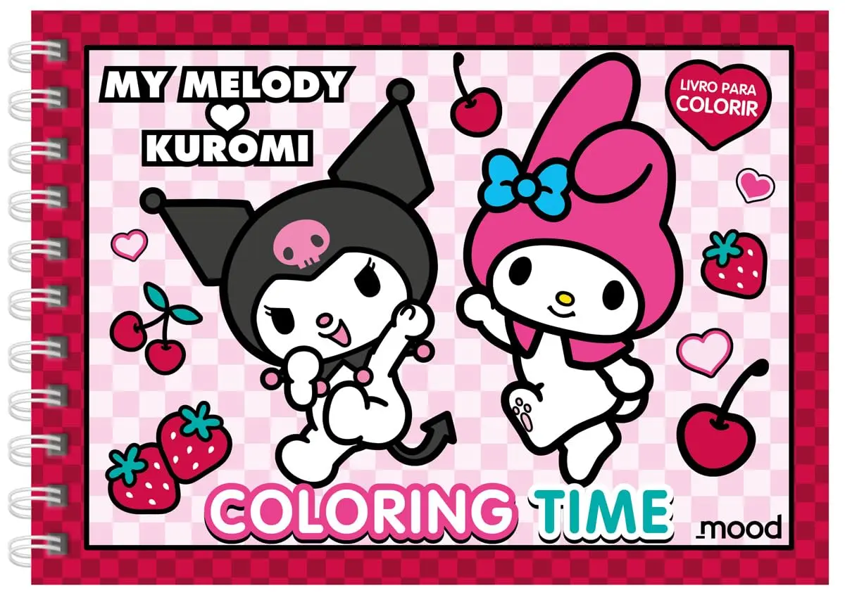 My Melody e Kuromi - Coloring time - Livro de colorir - 1