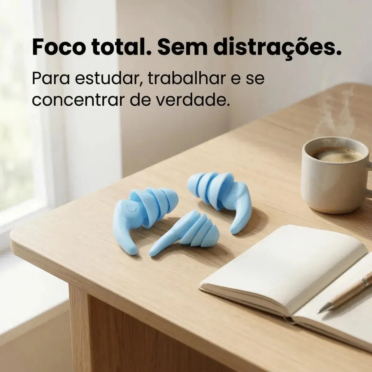 Tampão de Ouvido Universal de Silicone Reutilizável com Estojo - Kit 2 Pares thumbnail 7
