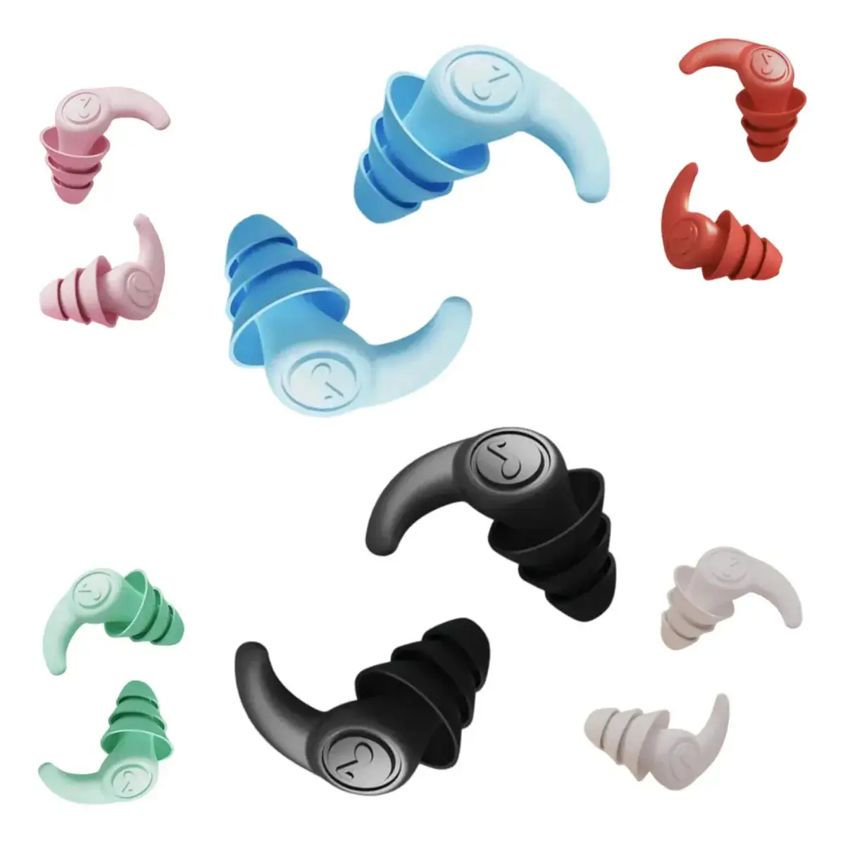 Tampão de Ouvido Universal de Silicone Reutilizável com Estojo - Kit 2 Pares thumbnail 9