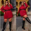 Vestido Plus Size Conjunto Lanzinha Moda Inverno - 1