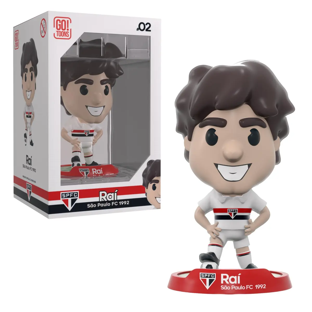 Raí São Paulo FC 1992 Boneco Oficial | Campeão Mundial - 1