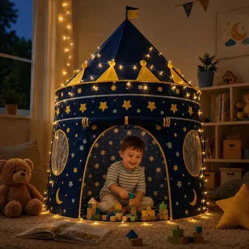 Barraca Infantil Tenda Festa Pijama Azul