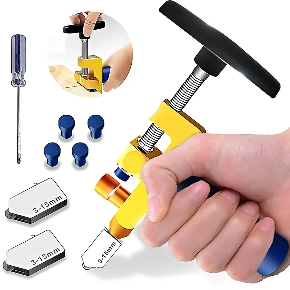 Raspador Manual para Cortar Porcelanato, Cerâmica e Piso, Ferramenta de Corte para Construção e Reforma de Ambientes