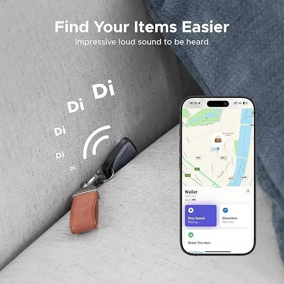 Ugreen Smart Finder Finetrack Find My Preto thumbnail 2