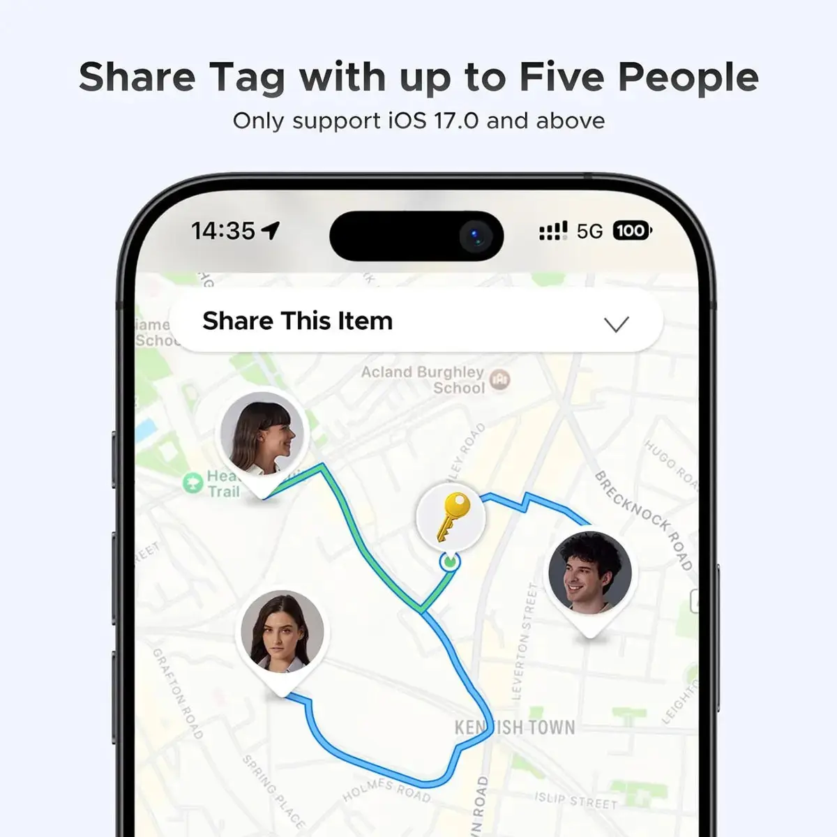 Ugreen Smart Finder Finetrack Find My Preto thumbnail 3