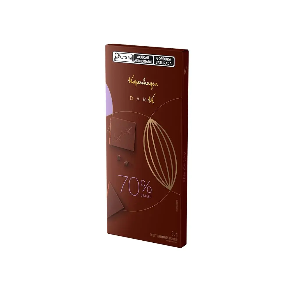 Chocolate Kopenhagen Tablete 70% Amargo 90G