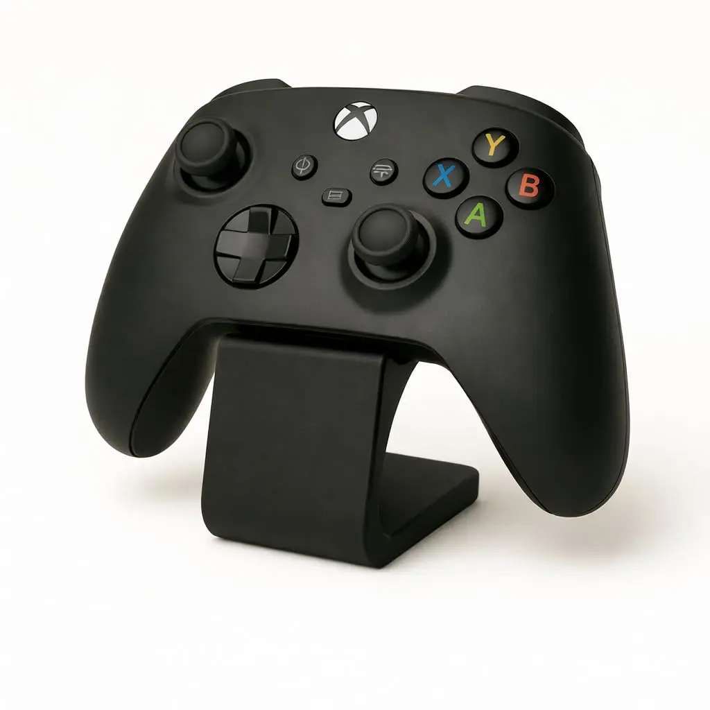 Suporte Universal para Controle de Jogos, Base de Mesa Decorativa em Plástico, Gamer, Ps5, Ps4, Xbox, Pc, Notebook, Nintendo Switch, Joystick, Manete, Videogame, Console (Preto)