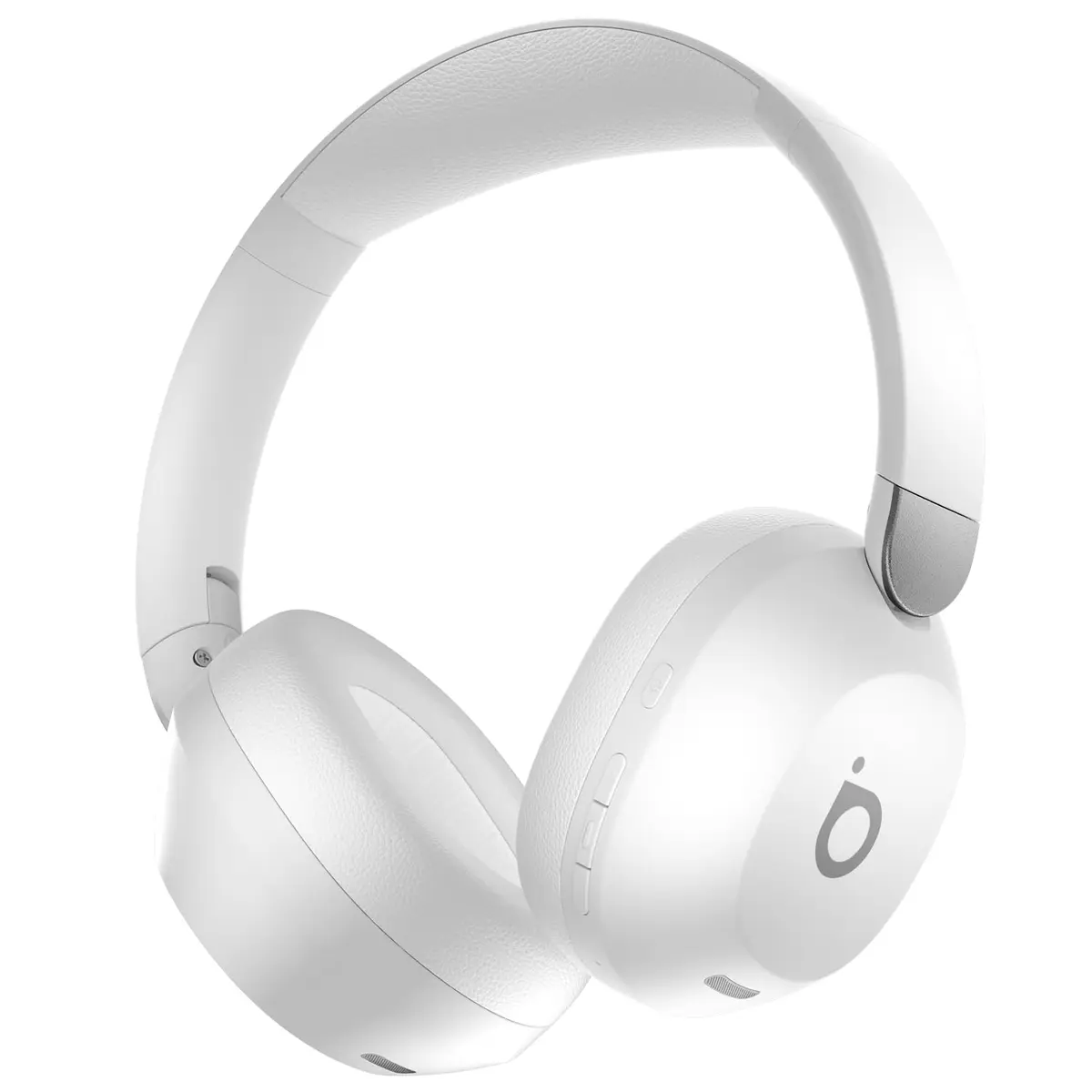 Basike Fone de Ouvido Bluetooth, ANC Cancelamento de Ruído, LE15 (Branco) | Headset com Bluetooth 5.4, Headphone com Microfone, Certificação Hi-Pure Audio, 30 horas reprodução, Carregamento USB-C - 1