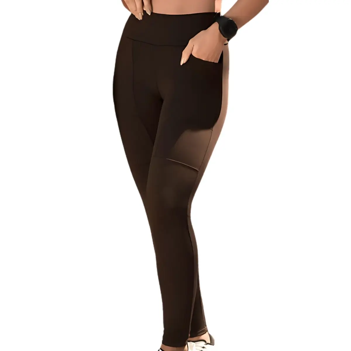 Legging Academia Com Bolso Zero Transparência Selene Fitness - 1
