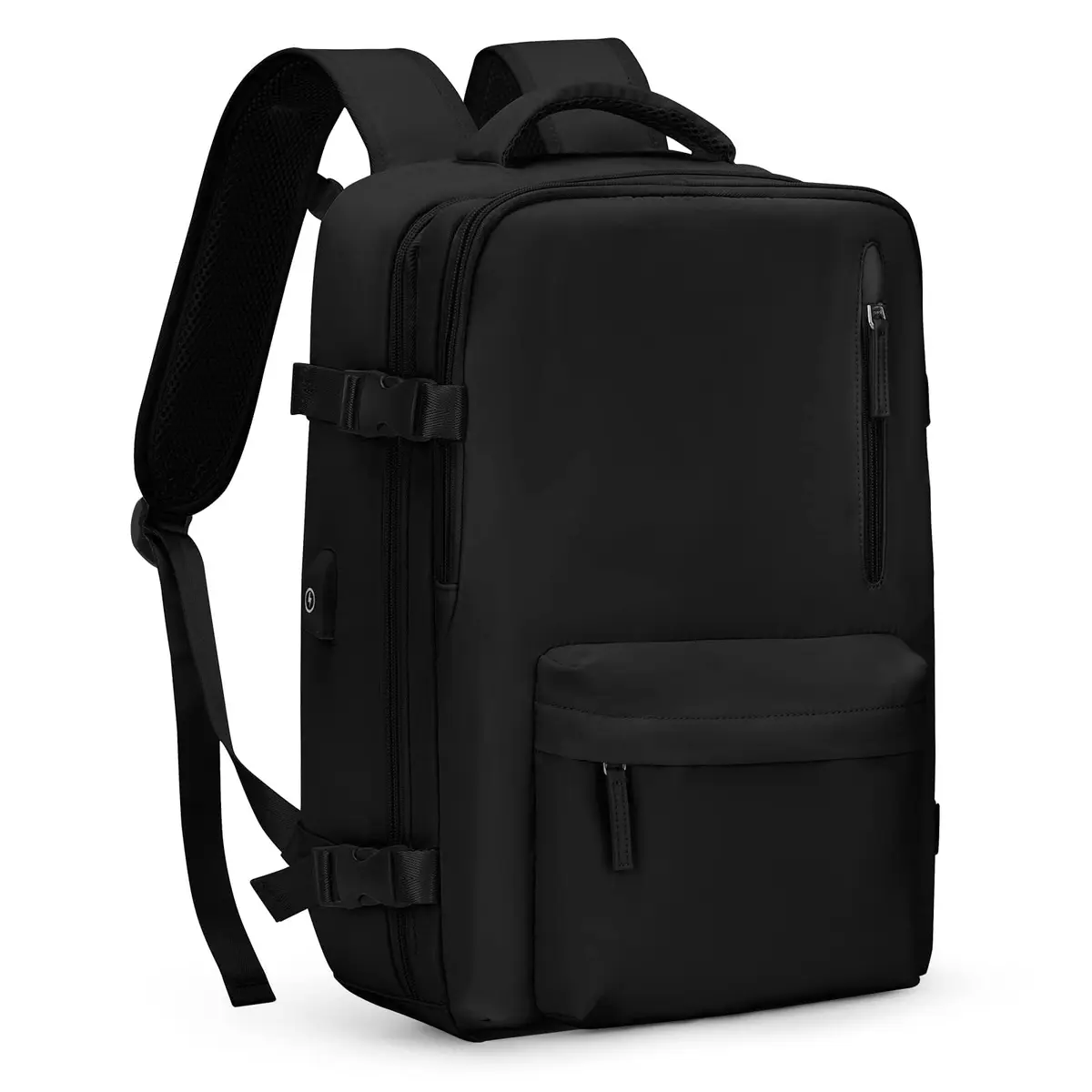 Mochila De Viagem Grande, Impermeável, Com Porta Usb, Multifuncional Antifurto, Compartimento Para Sapatos, Bolso Para Viagem, Mochila Para Notebook, Feminina E Masculina - 1