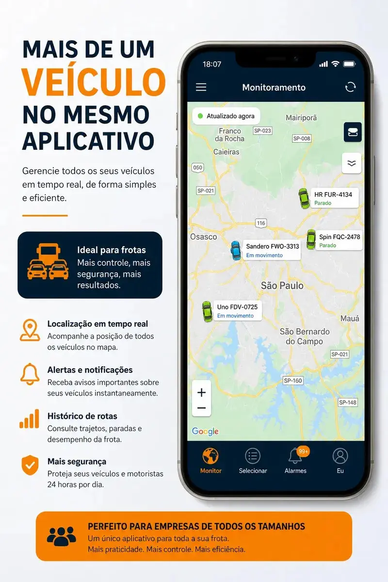 Rastreador GPS Veicular 4G com App em Tempo Real | Ideal para Frotas, Carro, Moto, Caminhão e Veículos Elétricos thumbnail 3