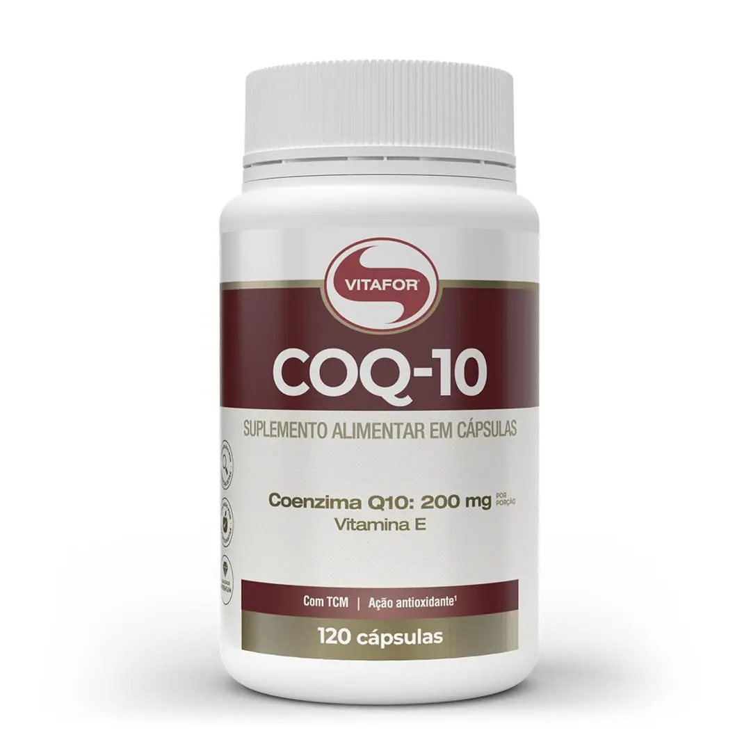 Coenzima Q10-120 Cápsulas, Vitafor, Branco