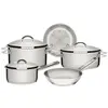 [Prime] Jogo de Panelas Tramontina Solar 5 Peças em Aço Inox com Fundo Triplo e Tampas Inox - 1