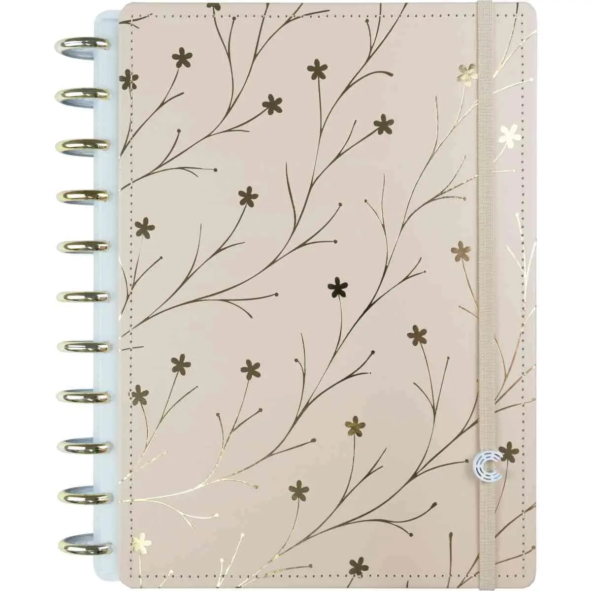 Caderno Inteligente, Grande, Miss Floral, 10 matérias, 140 Folhas