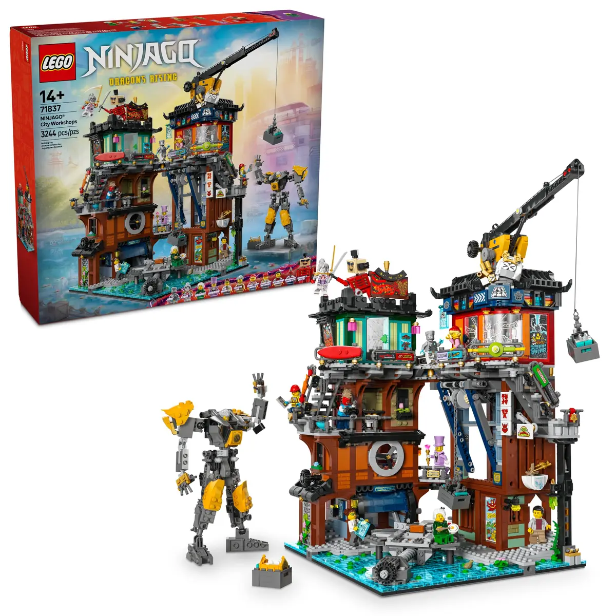 LEGO Ninjago Oficinas da Cidade NINJAGO 71837 (3.244 Peças) - 1