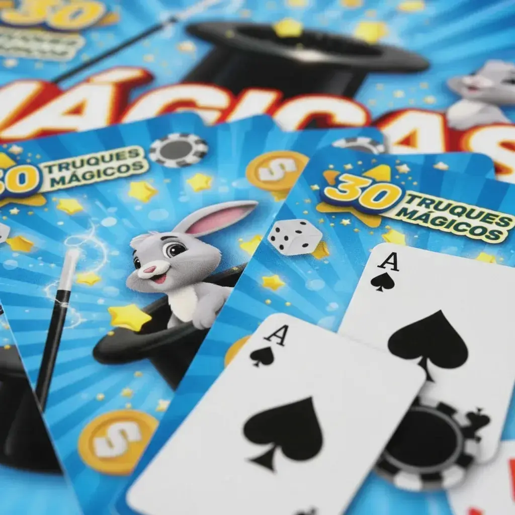 Jogo Mágicas Caixa 30 Truques Cartola Varinha Pais & Filhos 7282 thumbnail 4