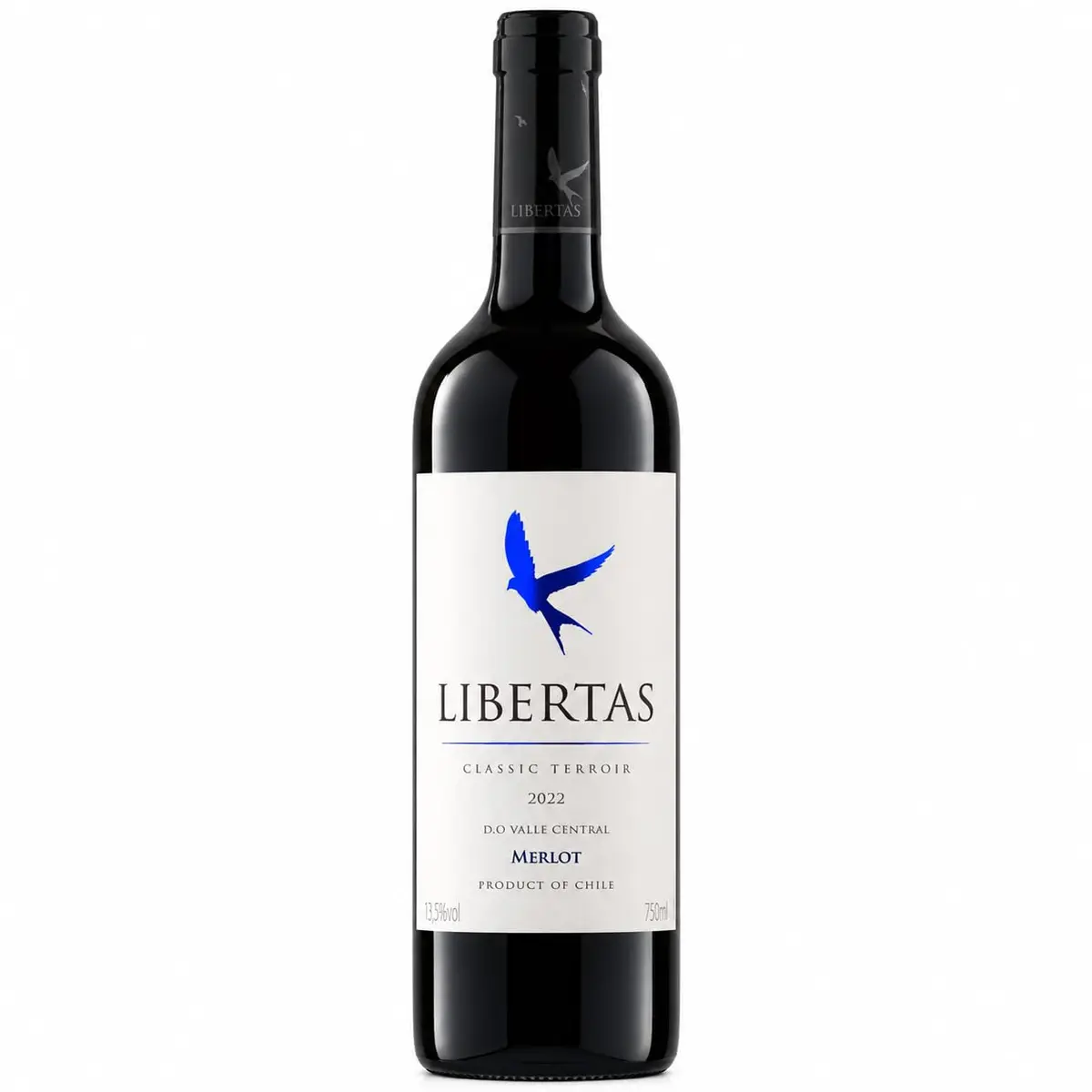 Vinho Tinto Fino Libertas Merlot Importado Chile 750 ml