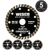 Disco Diamantado 110mm 5un Wesco Ws9723 Preto - 1