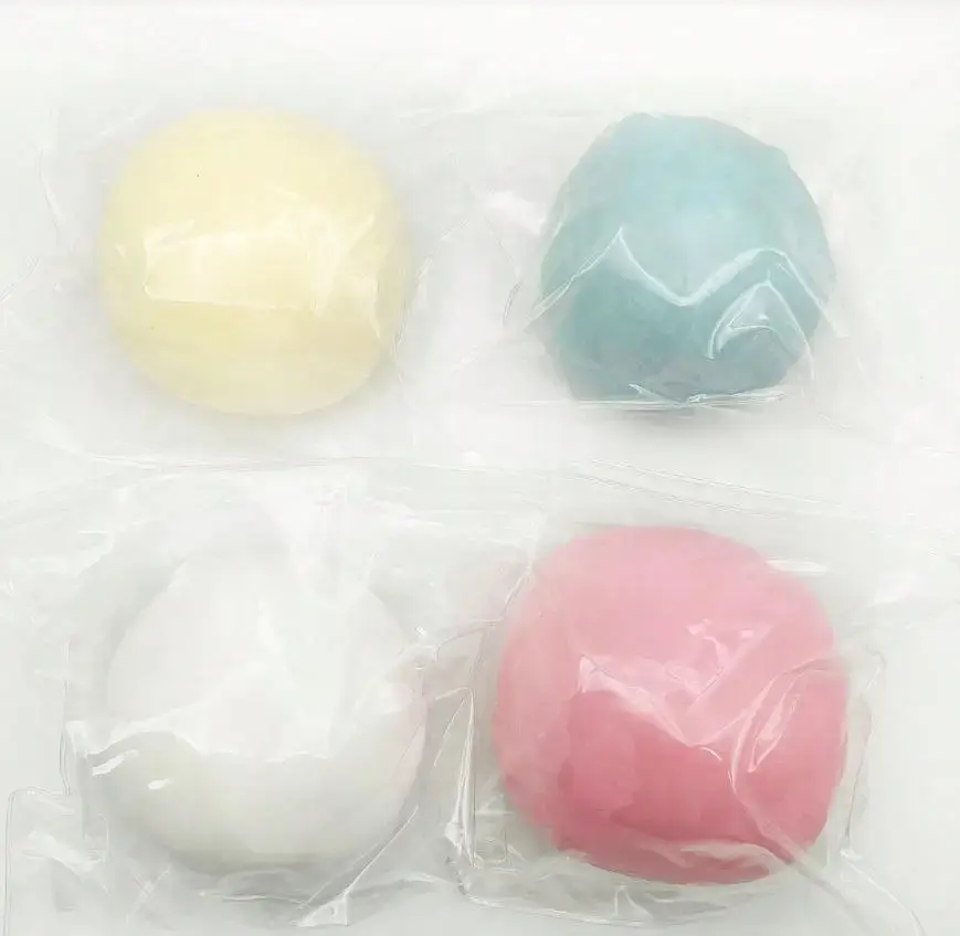 1PC Bola de Queijo Gigante de 10cm para Alívio do Estresse, Brinquedo de Apertar de Recuperação Lenta para Alívio da Ansiedade e Gestão do Estresse - 1