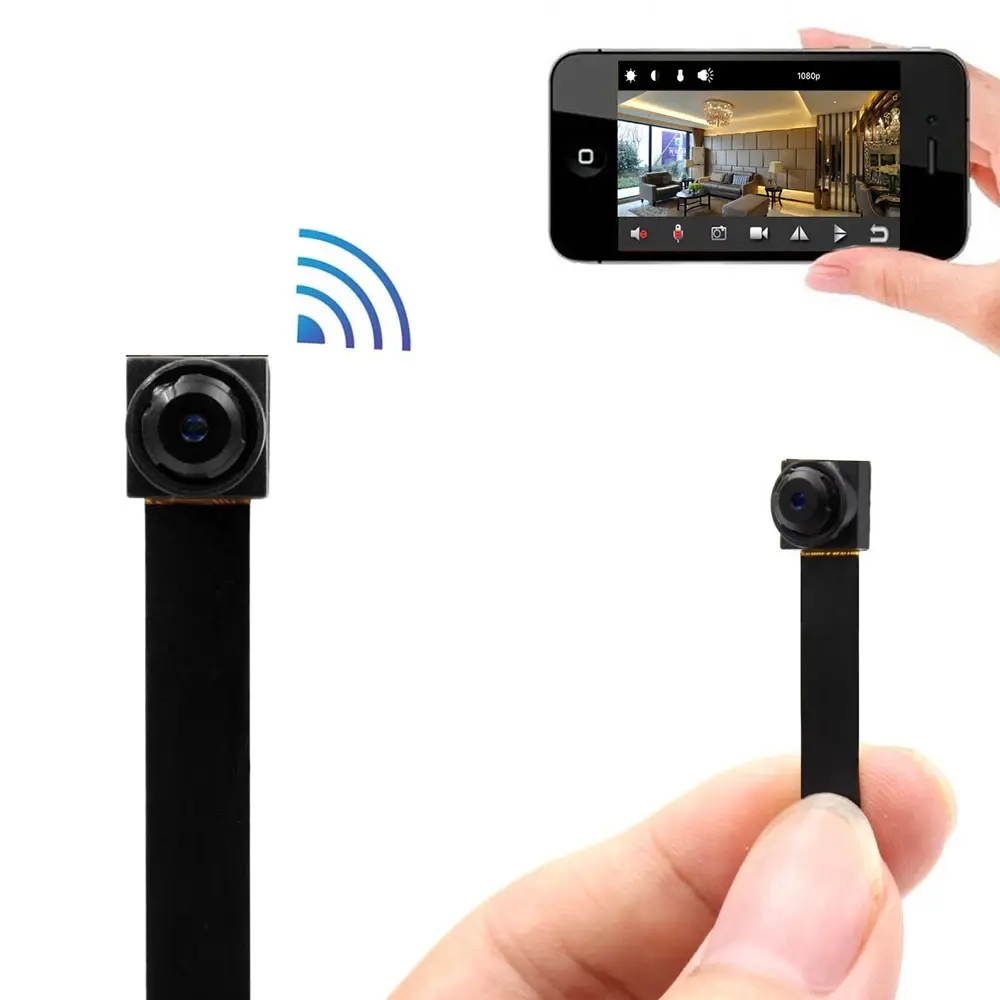 Mini câmera remota portátil WIFI pequena câmera de vigilância portátil compacta para segurança doméstica