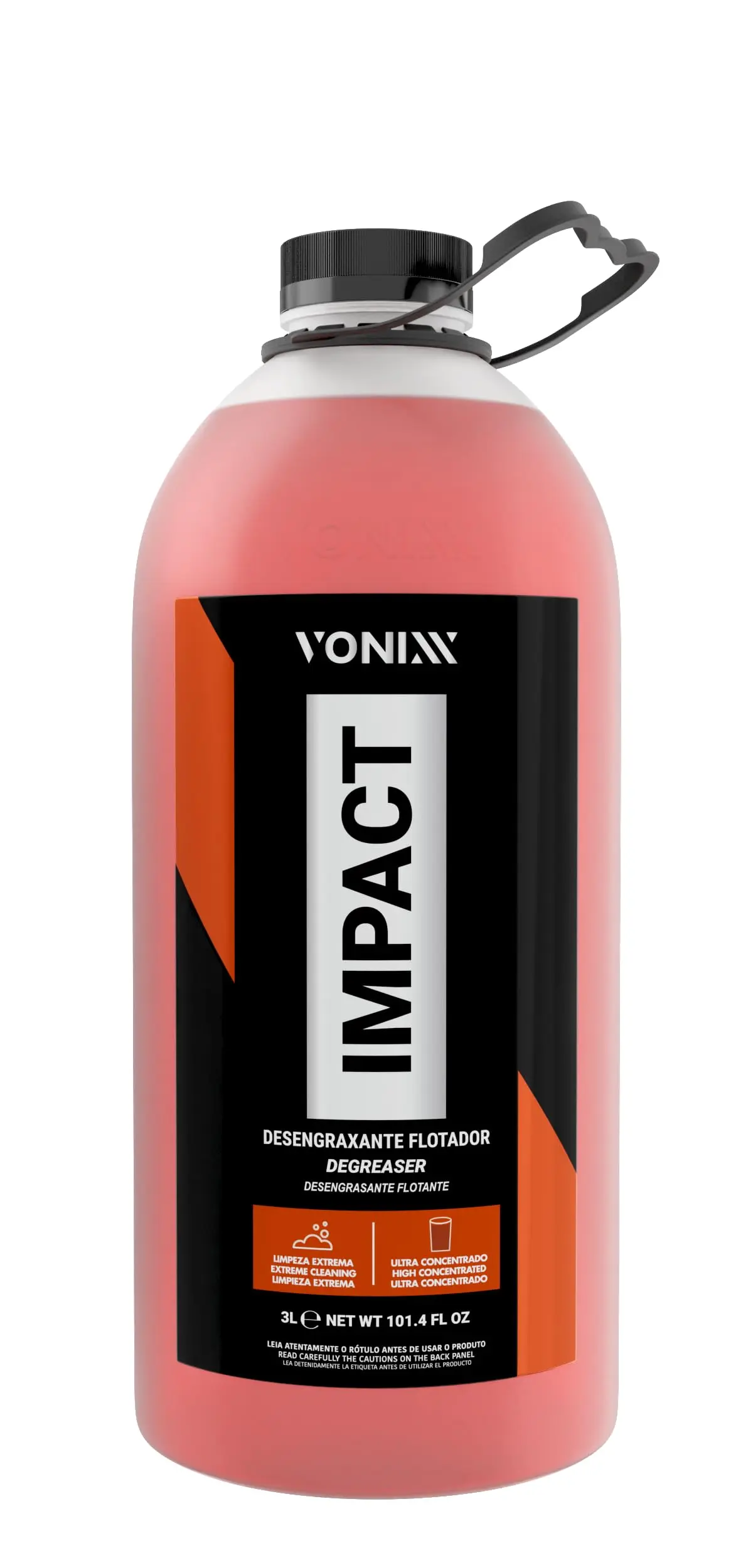 vonixx IMPACT 3L | Remove Insetos, Remove Gordura, Motor Rodas Pneus Chassis, Não Corrosivo