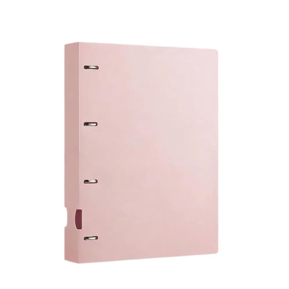 Fichário Universitário A4 4 Argolas Tons Pastel Pasta Escolar Grande (rosa) - 1