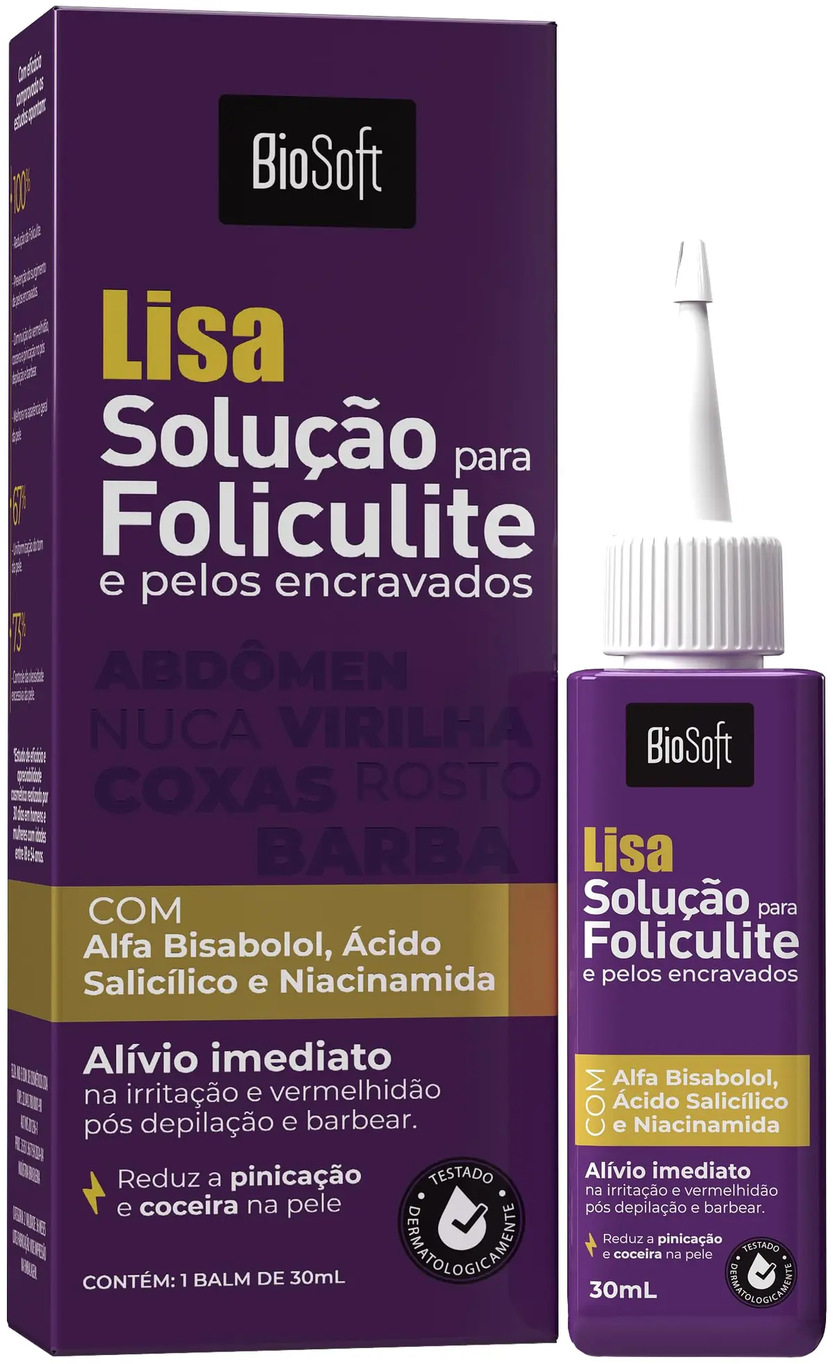 Gel Balm Lisa, para Foliculite, 30ml - 1