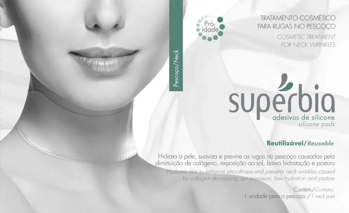 Adesivo de Silicone para Rugas no Pescoço Supérbia