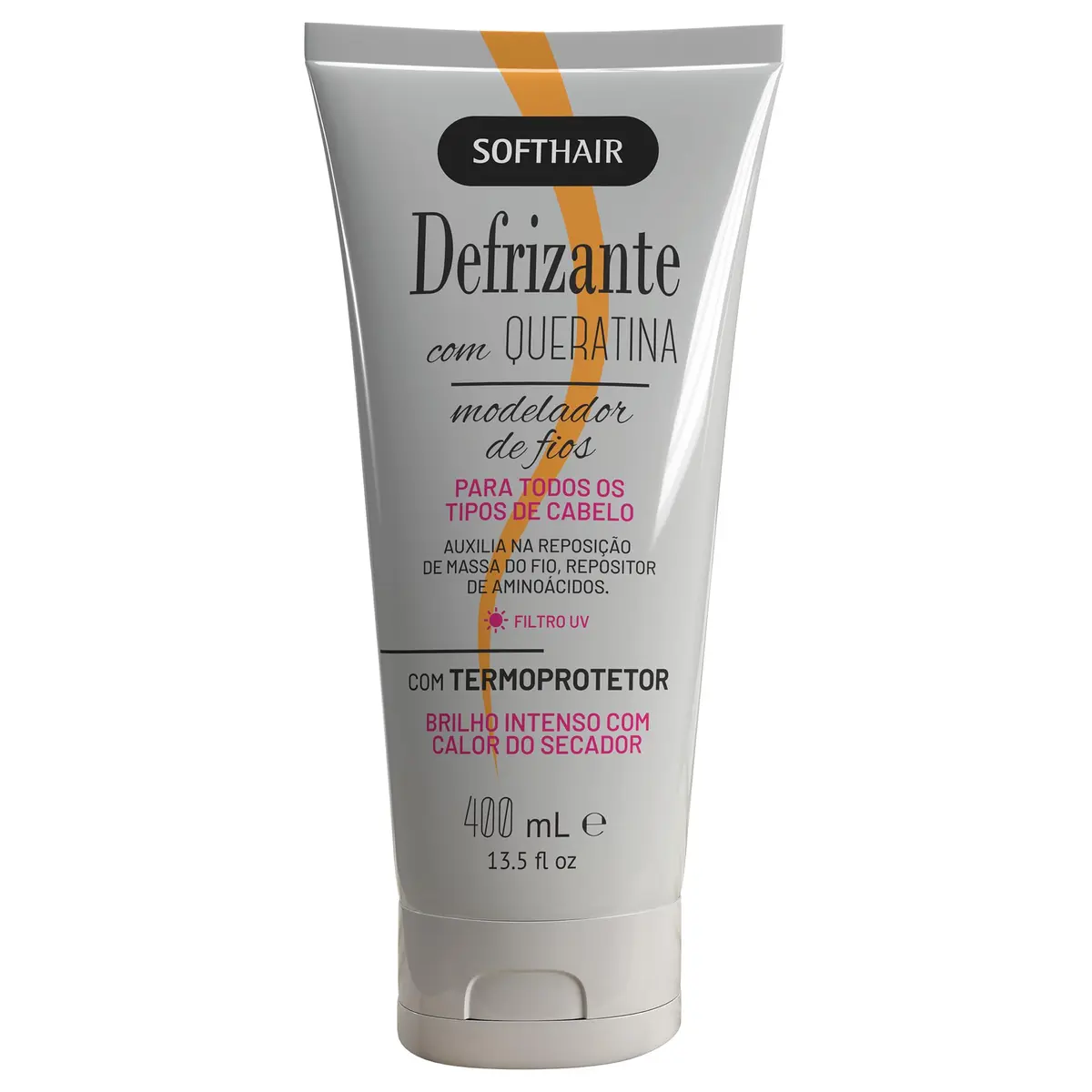 Defrizante Queratina, Soft Hair, 400 ml