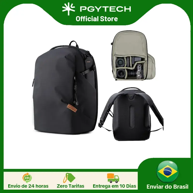 PGYTECH OneGo Lite 16L 22L Mochila para câmaras Sony e Canon; Bolsa para drones DJI Air 4, Mini 3 Pro e série Mavic 3