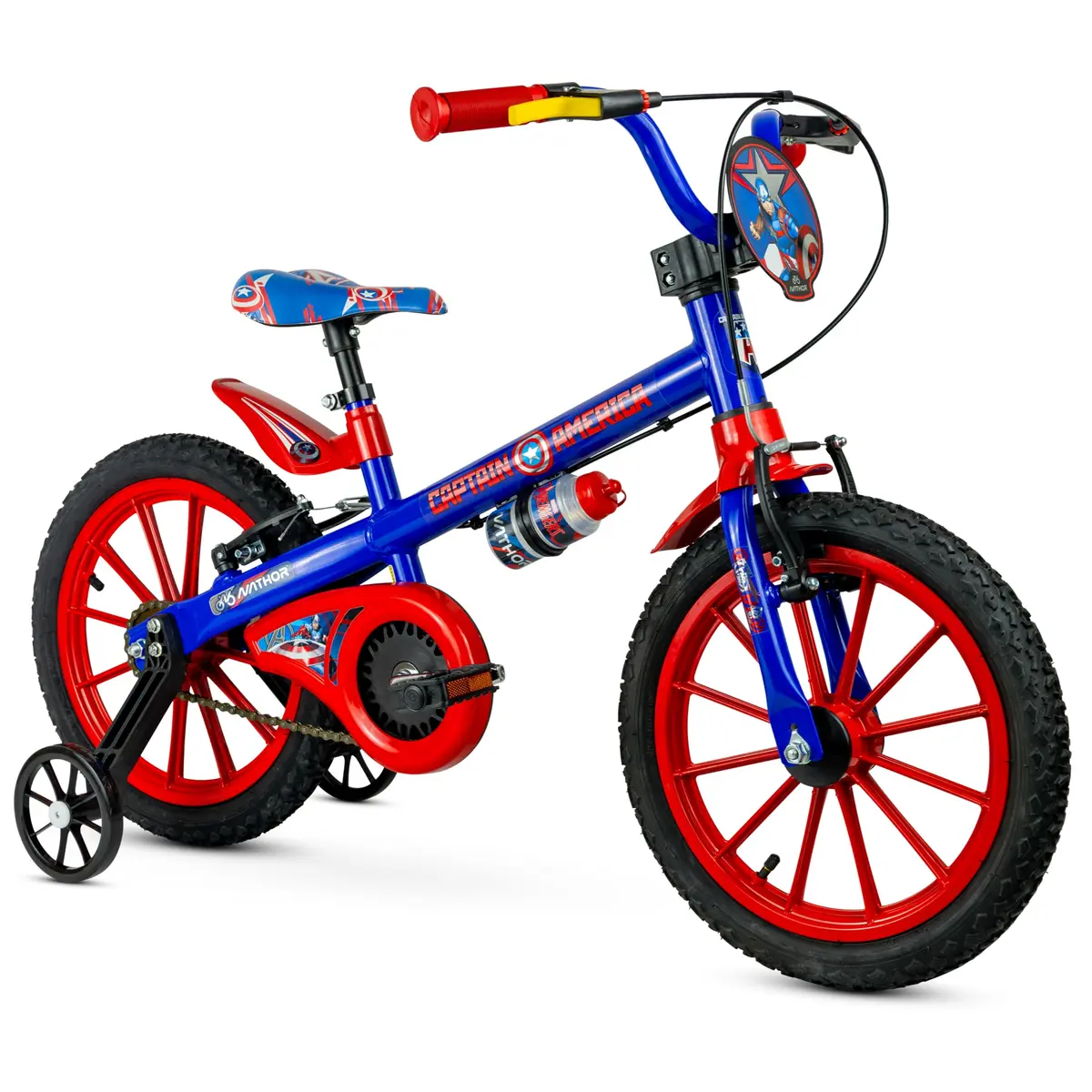 Nathor Bicicleta Infantil Aro 16 Capitão America