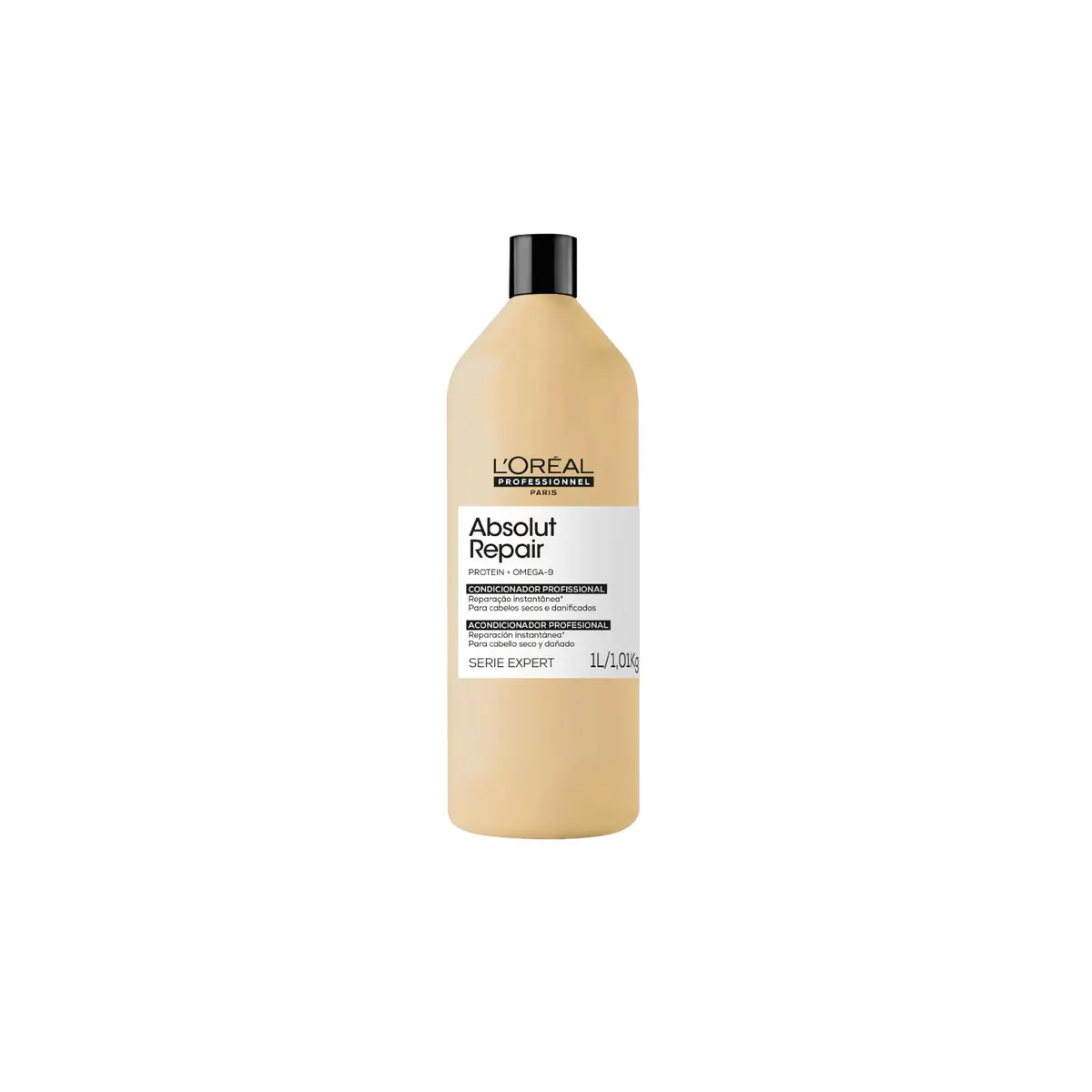 Condicionador L’Oréal Professionnel Absolut Repair Serie Expert, 1L | Com Proteína e Ômega 9, Para cabelos danificados e Secos - 1