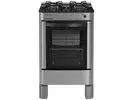 [Magazine Luiza] Fogão 4 Bocas Esmaltec Prata Mesa de Vidro Agata Glass - Bivolt - 1