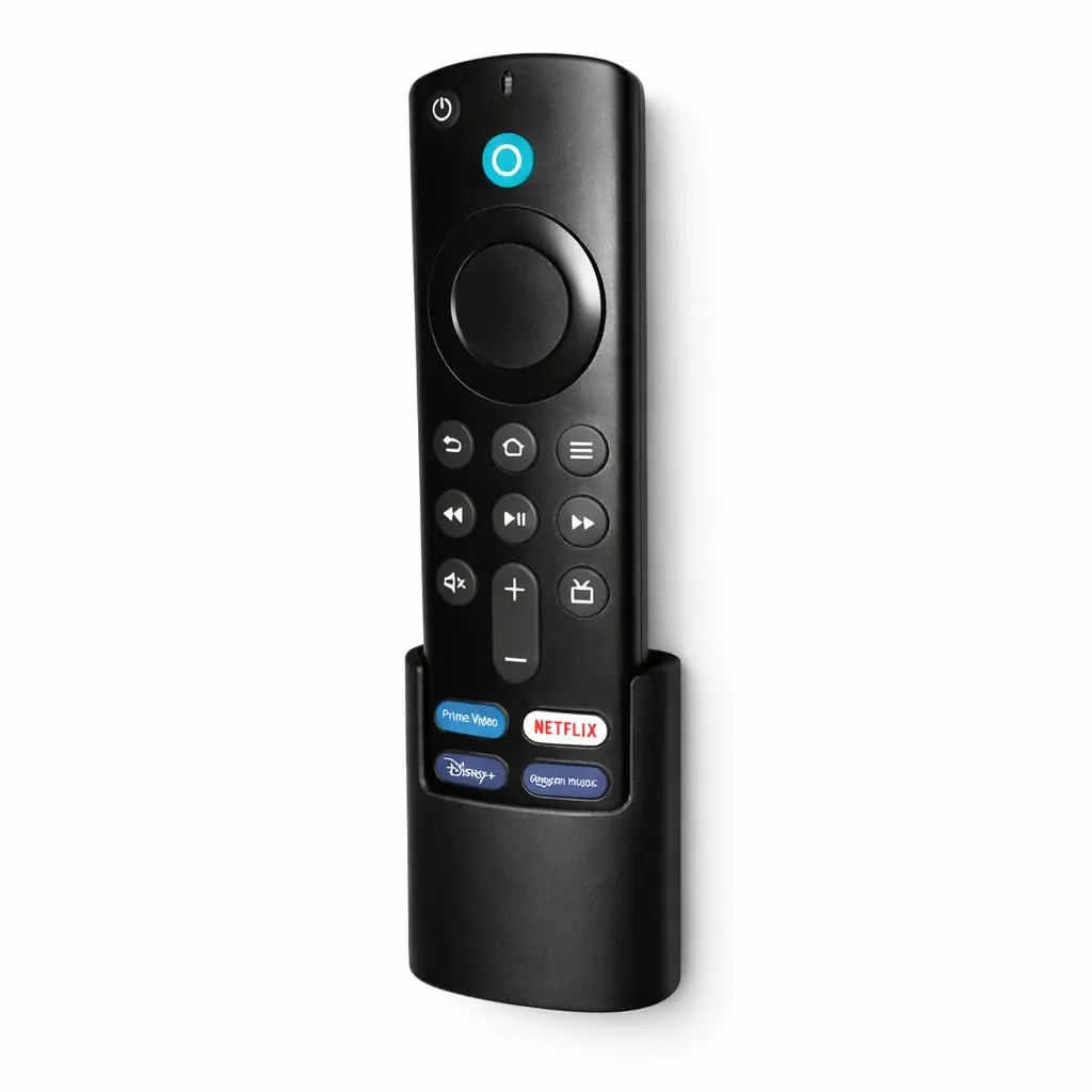 Suporte para Controle Remoto Fire Stick TV Amazon, Porta Controle de Parede com Fita 3M, Organizador FireStick (1 un)