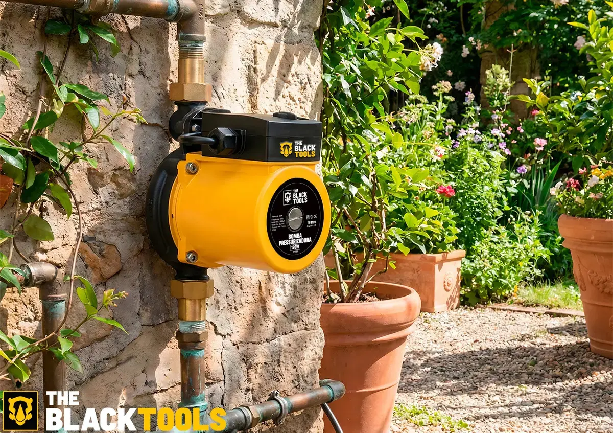 Bomba Pressurizadora De Água 120w Para Aumentar Pressão Da Água Processador 1600l/h Tps120 The Black Tools thumbnail 10