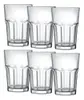 Jogo 6 Copos de Vidro 350ml para Bebidas - 1