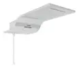 Chuveiro Elétrico Fame Intense Eletrônico Luxo White Potente Cor Branco Potência 6500 W - 1