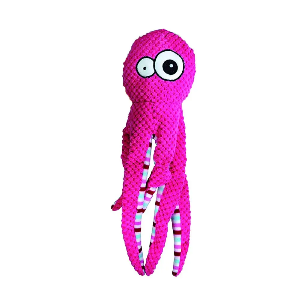 Pelúcia Octopus Rosa Jambo para Cães - 1