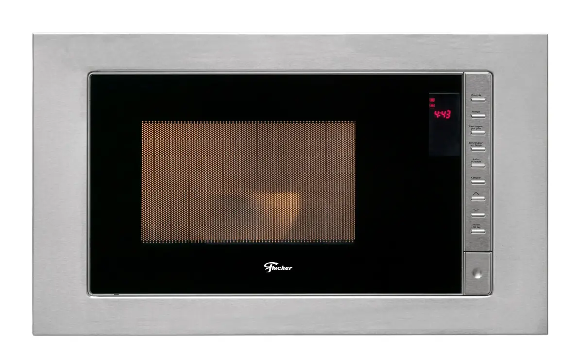 Fischer Forno Micro-ondas Embutir 25L Fit Line Moldura Inox 127V 34900-98441