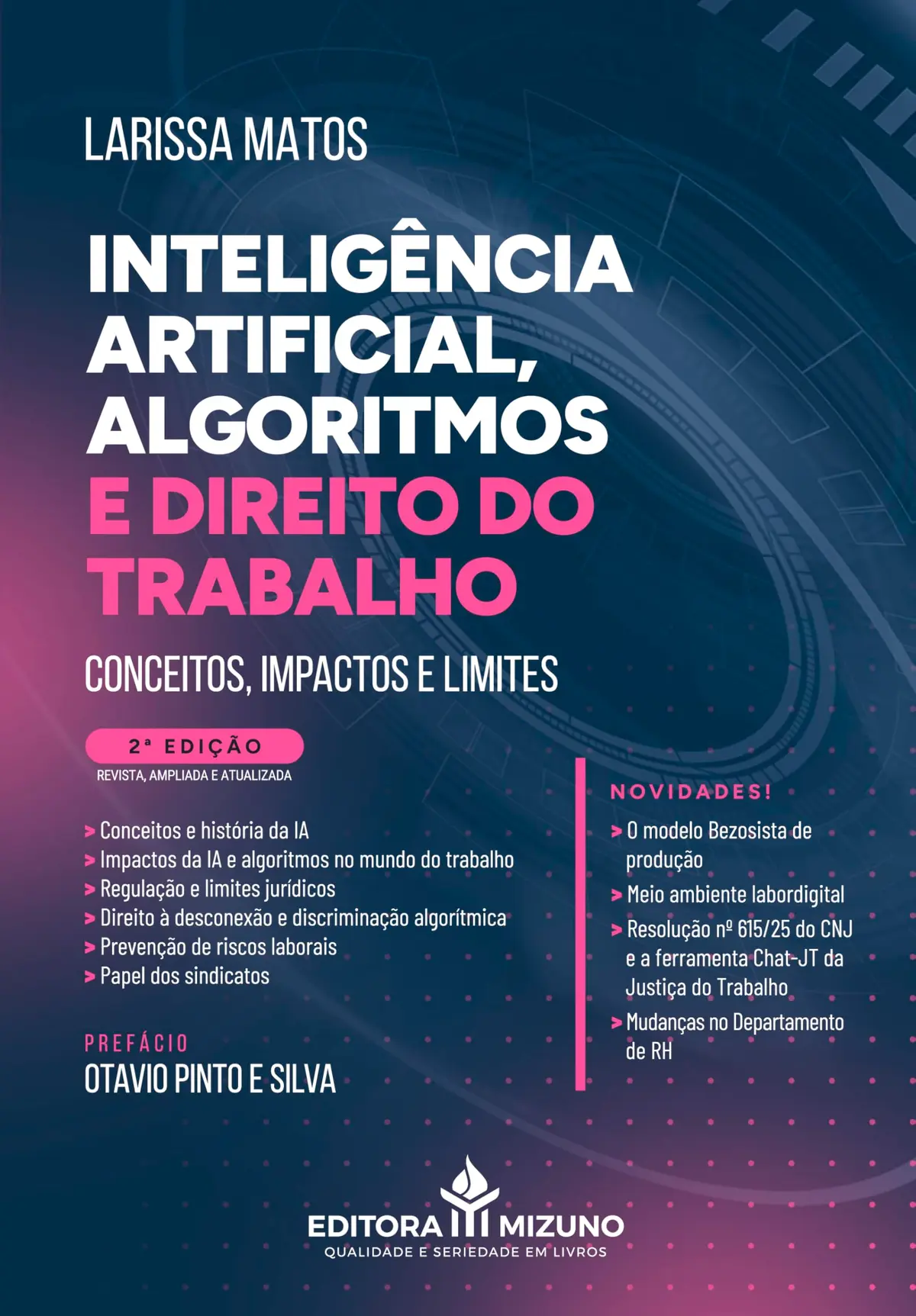 Inteligência Artificial, Algoritmos e Direito do Trabalho 2ª edição