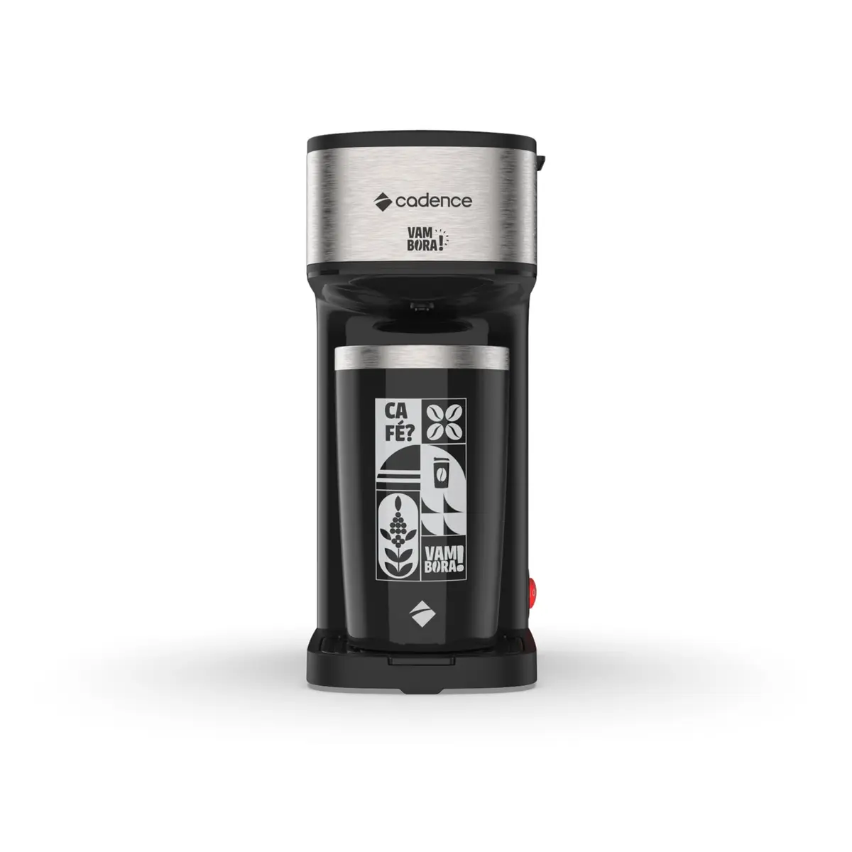 Cadence Cafeteira Elétrica VamBora, 470ML, CAF207, 127V