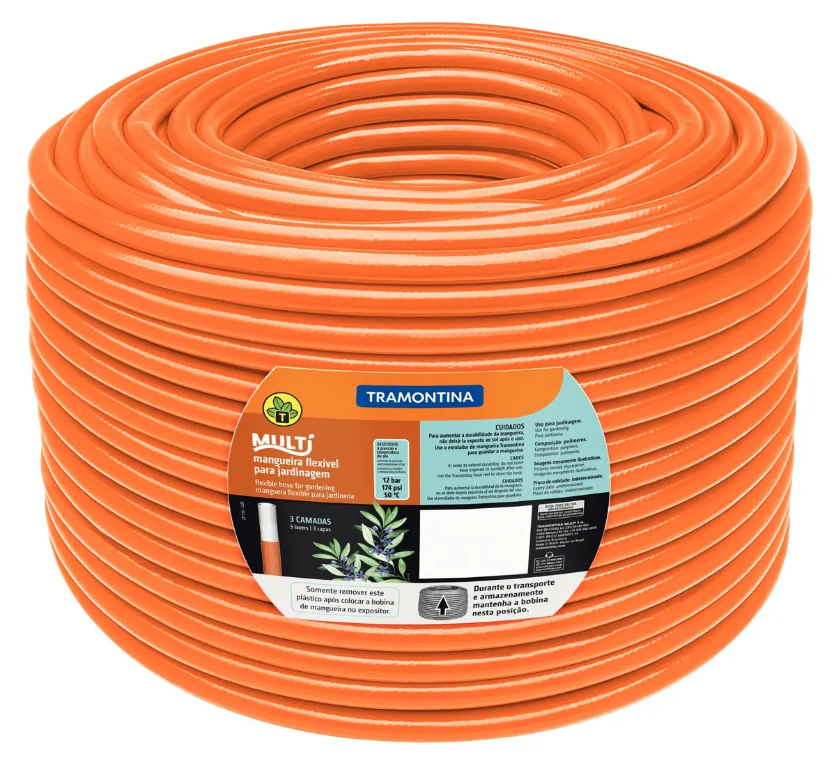 Mangueira Super Flex para Jardim, Tramontina, 1/2", 200 M