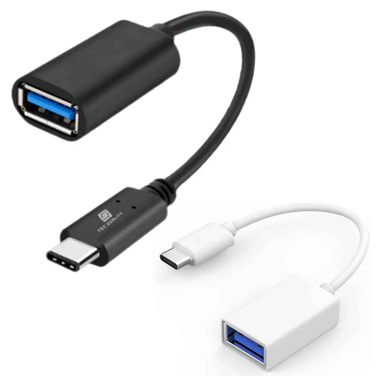 Adaptador Cabo USB Otg Fêmea Tipo C Macho para Pendrive Usb Celular Tablet Notebook compatível Aparelhos com entrada do carregador USB Tipo C, veja lista na Descrição.