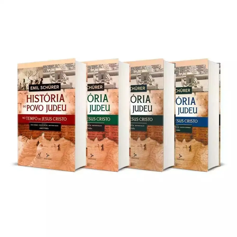 Historia do Povo Judeu No Tempo de Jesus Cristo - Emil Schurer – Vol 1, 2, 3 e 4 - 1