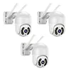 Kit 3 Câmeras IP Wi-Fi Externa Rotativa HD - 1