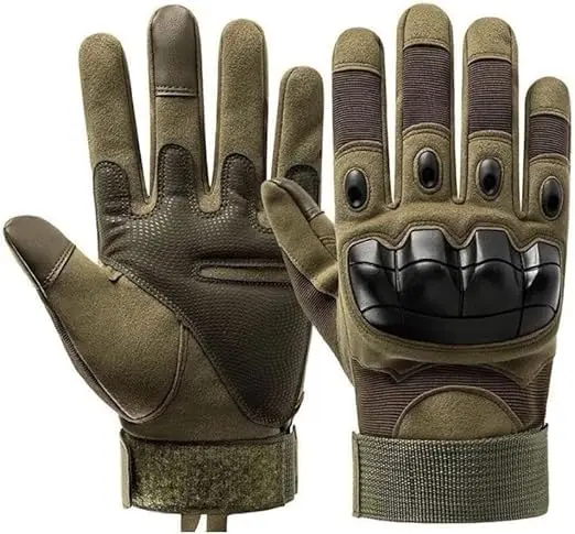 Luva T?tica Militares, Resistentes, com Prote??o Articulada, leva para moto e esporte radicais motocross - 1