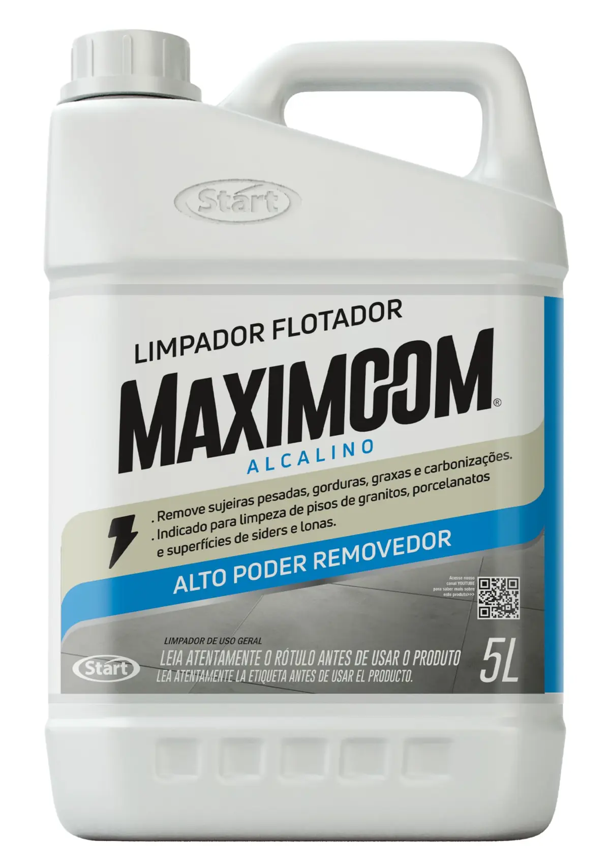 Limpador Flotador Alcalino Maximoon, 5L | Desengordurante e Desengraxante, Limpeza Pesada, Removedor Instantâneo, Limpa Diversas Superfícies, Pisos, Paredes, Mesas, Estofados, Vidros, Tênis - 1